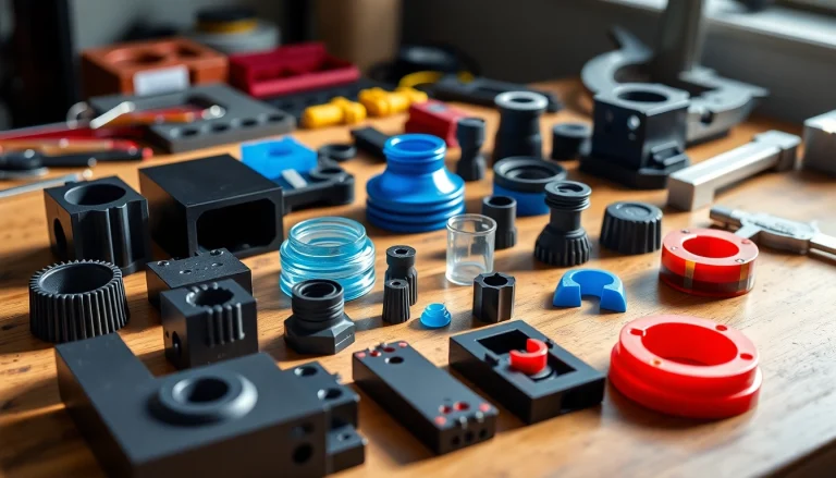 Examine precision-engineered injection molded parts showcasing design intricacies and high quality.