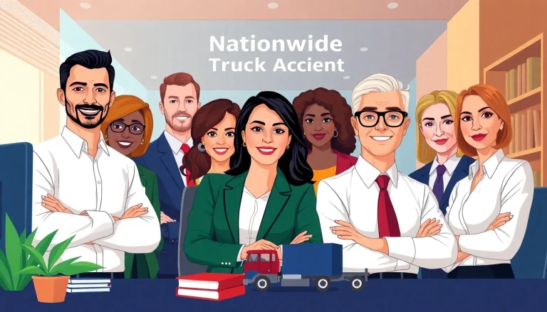 Nationwide Truck Accident Attorneys consulting with clients for legal support and guidance.