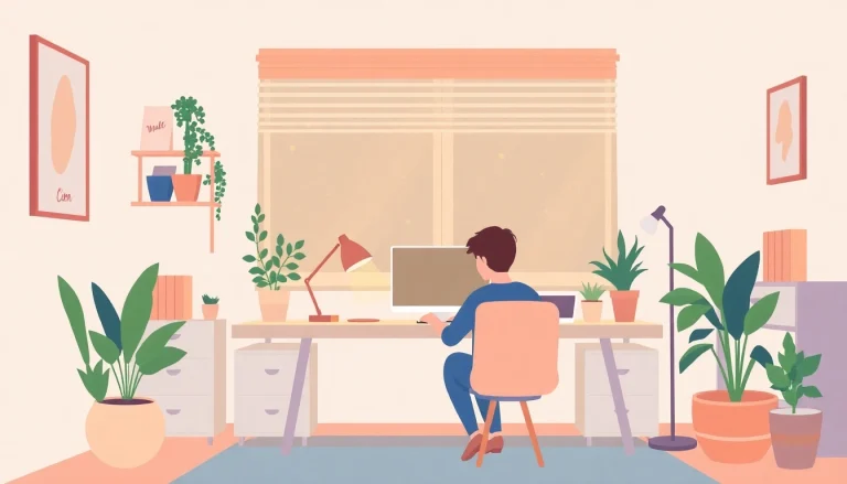 Engage in an Online Nebenjob while working comfortably in a well-designed home office.