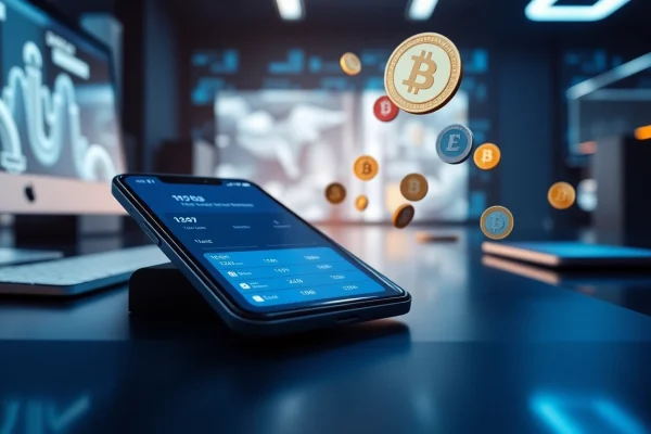 Why Choose Guarda Wallet for Your Cryptocurrency Needs? Engaging visual of guarda wallet demonstrating its secure cryptocurrency management features on a sleek smartphone.