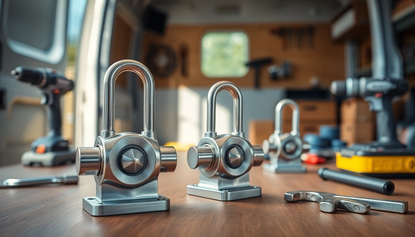 Installa serrature per furgoni con un sistema di sicurezza innovativo e resistente.