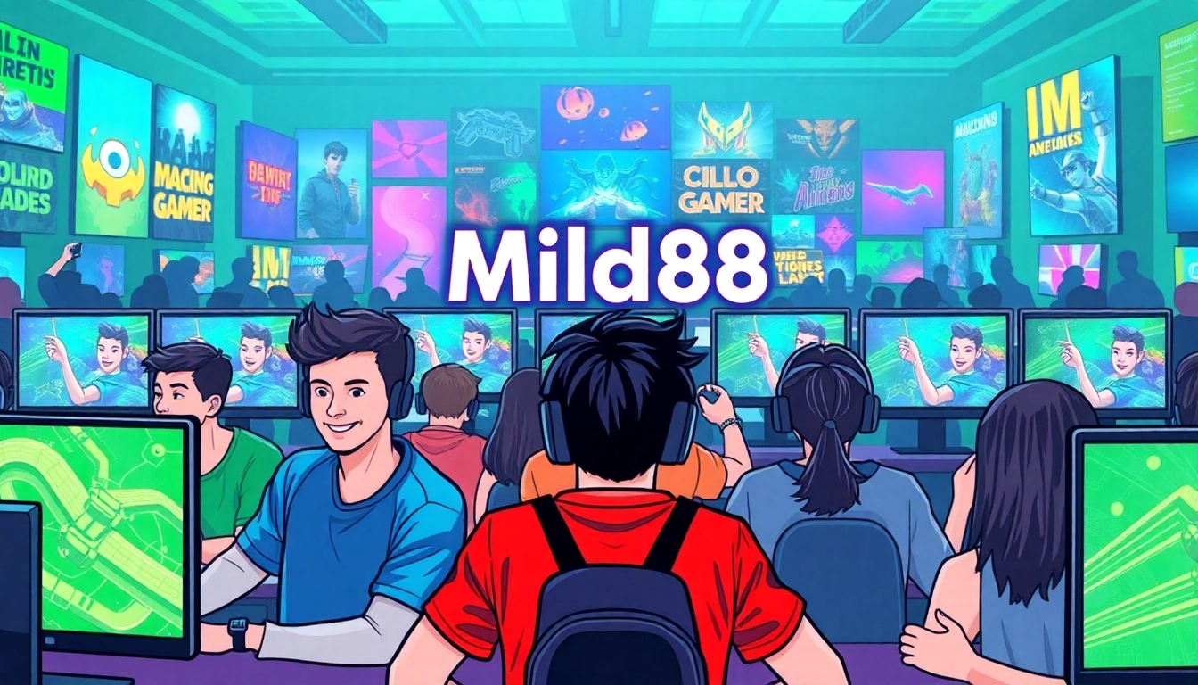 Mild88 platform attracting gamers with engaging visuals and interactions.